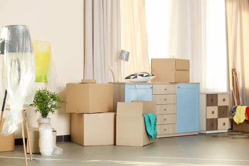Storage pricing discussion for a local property clearance job