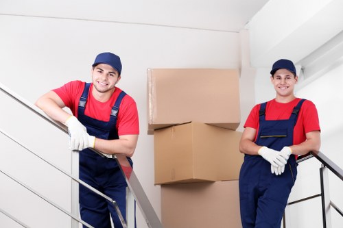 Local removals team helping with a house move in Haroldhill