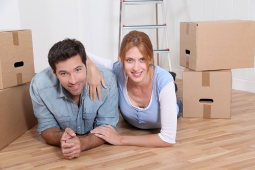 Storage boxes and moving supplies for removals in Haroldhill